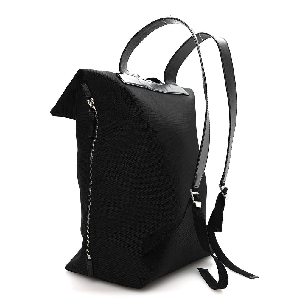 Gucci Techno Canvas Web Single Buckle Backpack Black