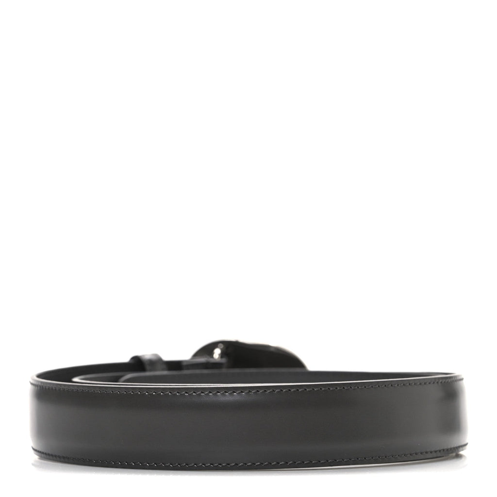 Gucci Smooth Calfskin Interlocking G Belt 95 38 Grey