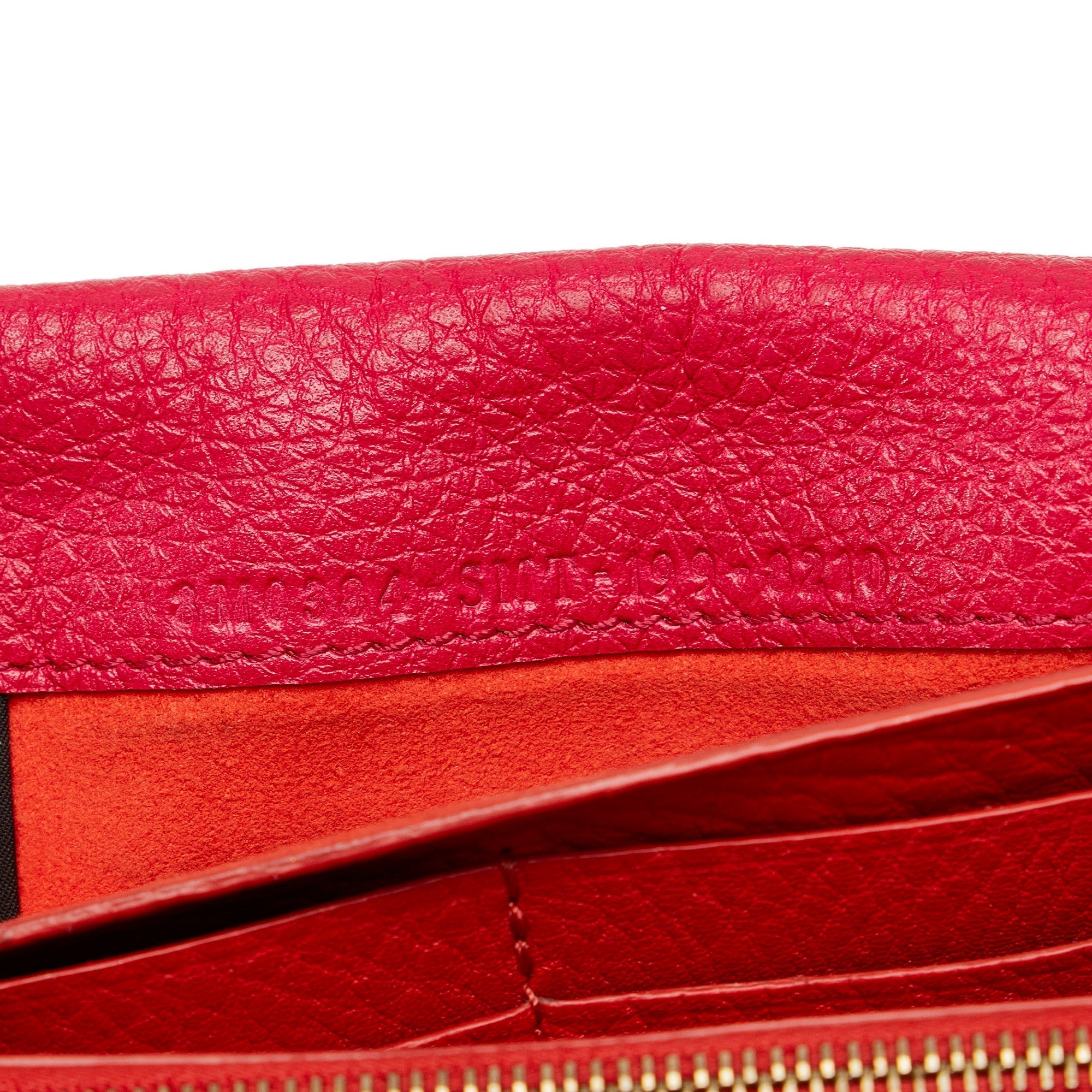 FENDI Selleria Leather Long Wallet Long Wallets