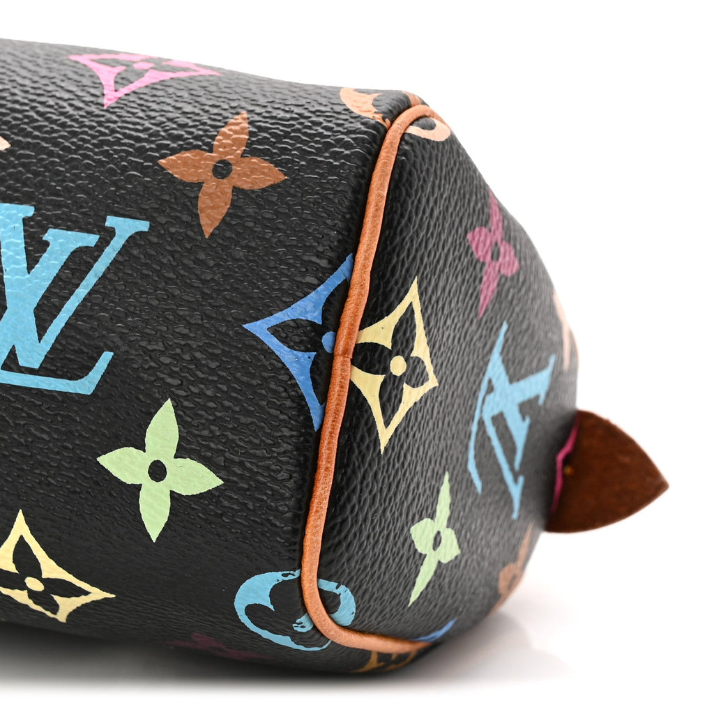 Louis Vuitton Monogram Multicolor Mini Sac HL Speedy Black