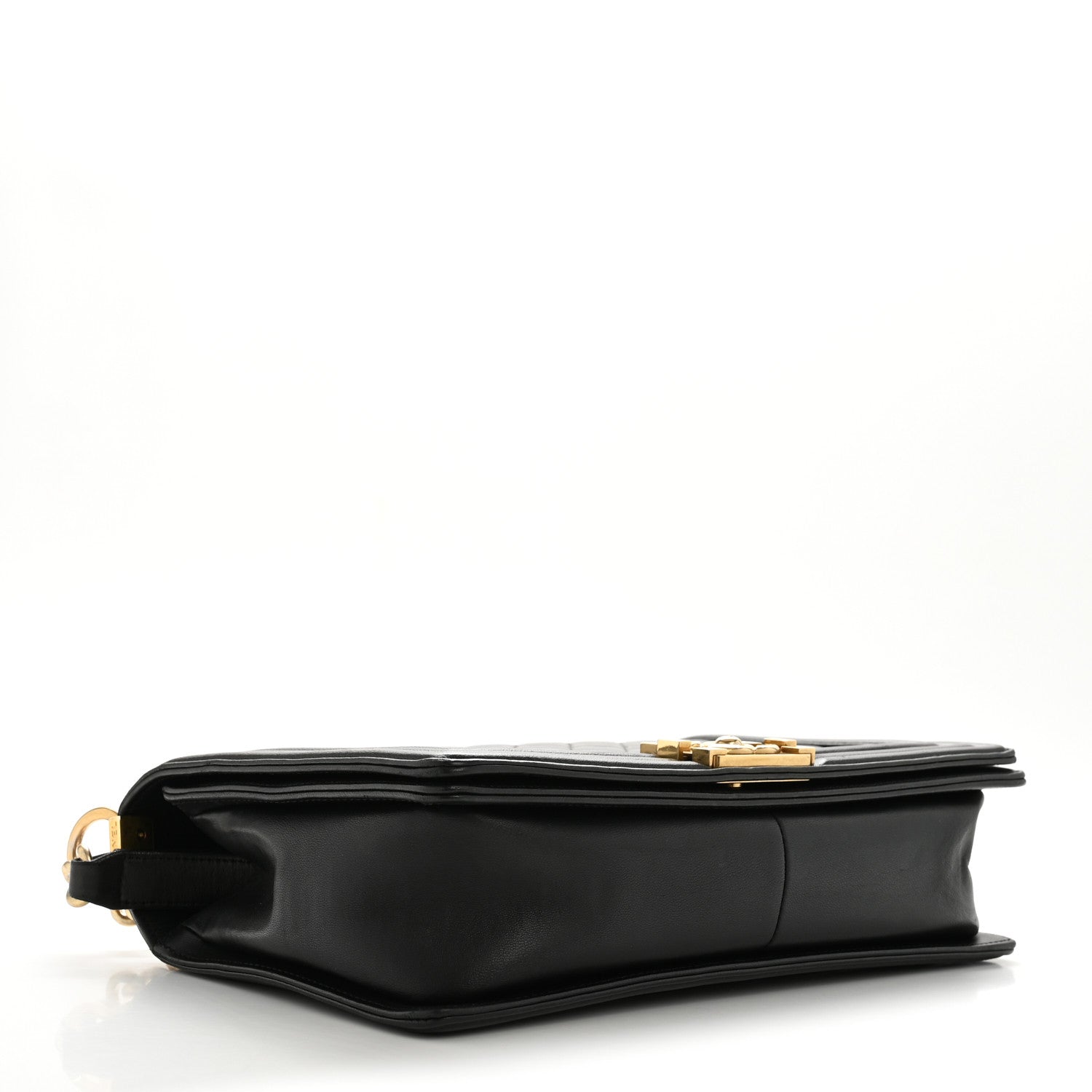 Chanel Lambskin Quilted New Medium Boy Flap Black