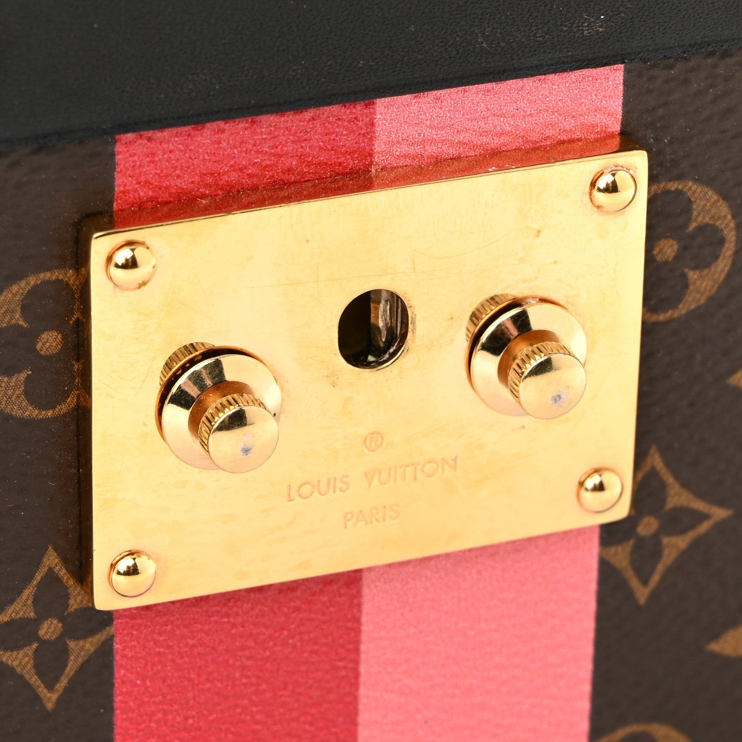 Louis Vuitton Monogram Stripes Petite Malle