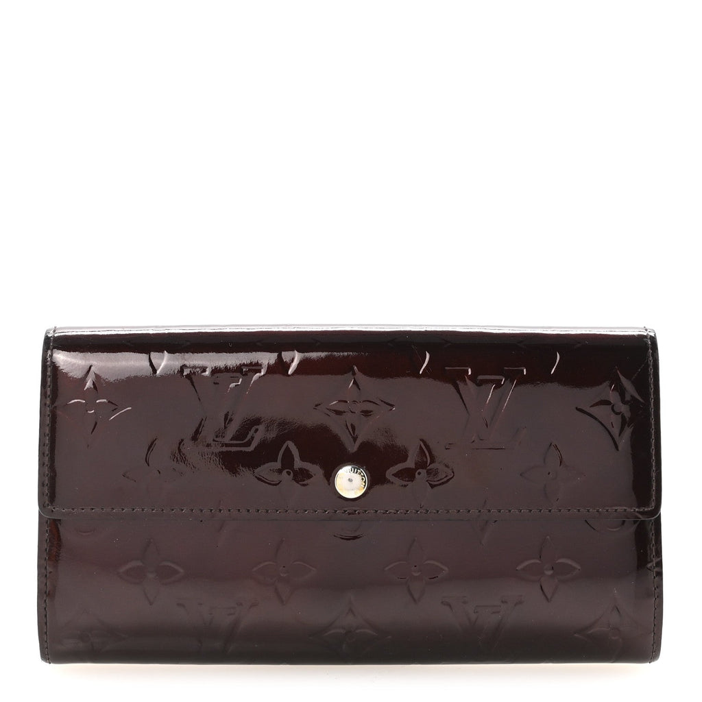 Louis Vuitton Vernis Sarah Wallet Rouge Fauviste