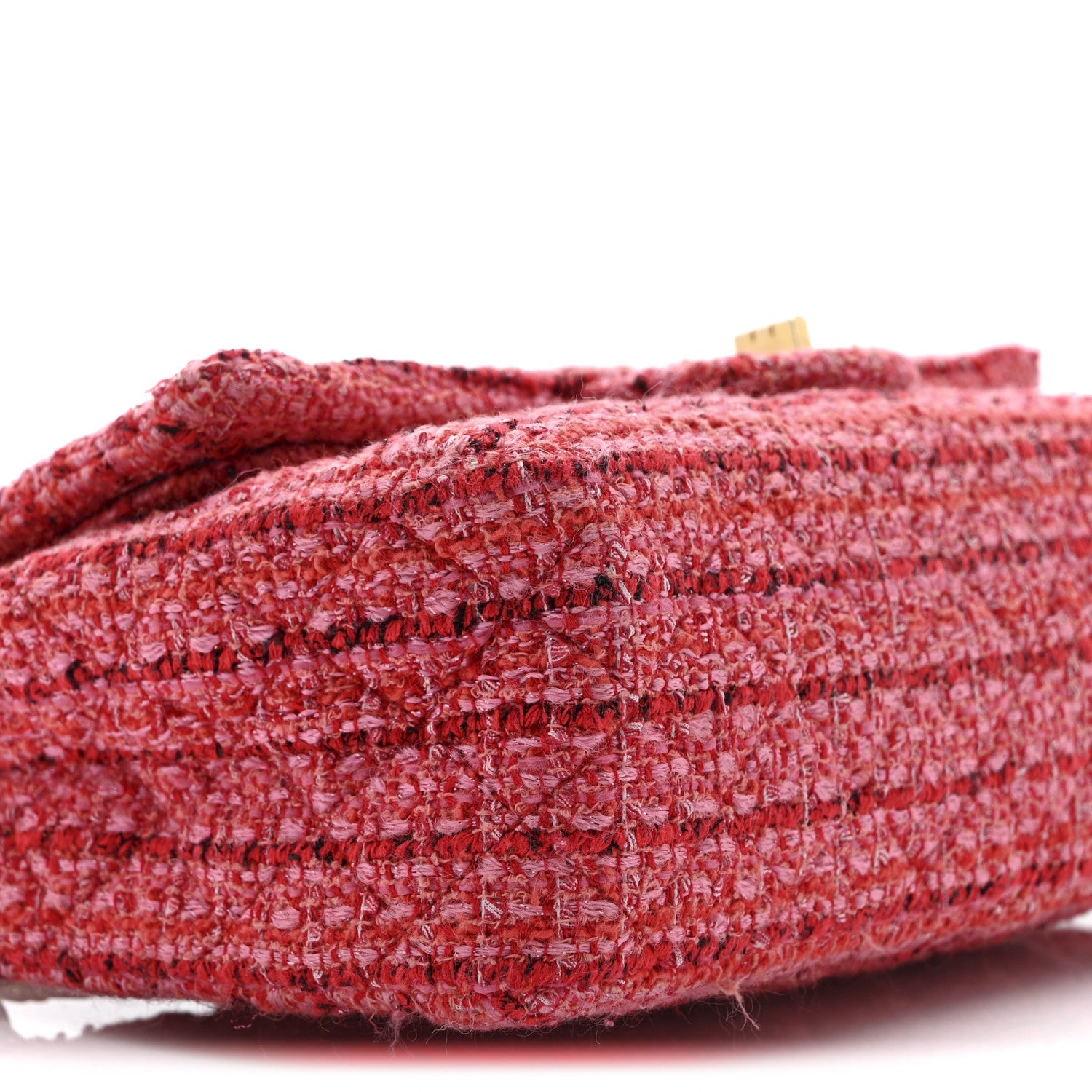 Chanel Tweed Quilted 2.55 Reissue 225 Flap  Red Pink Multicolor