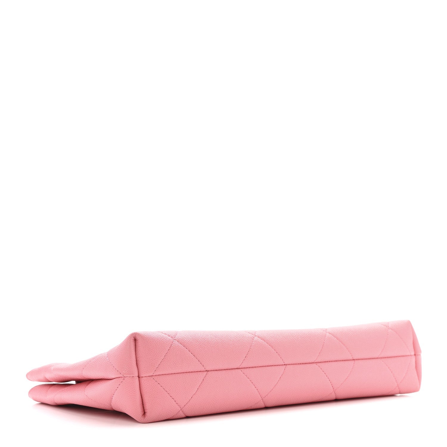 Chanel Caviar Quilted A Real Catch Clutch Pink