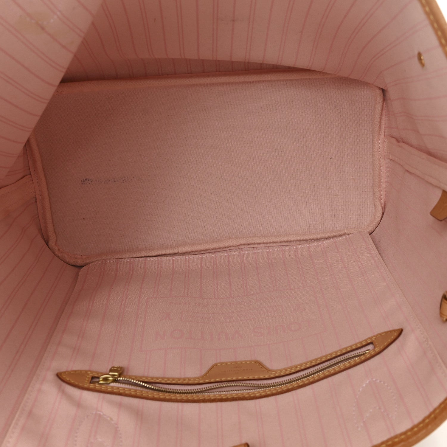 Louis Vuitton Damier Azur Neo Neverfull MM Rose Ballerine