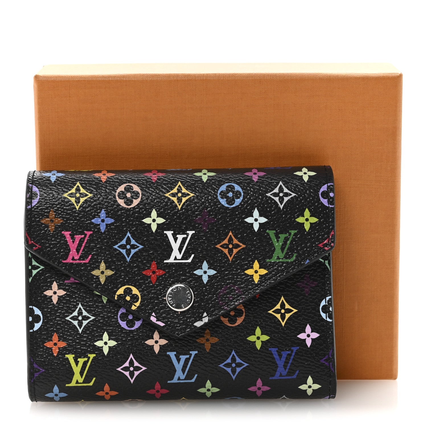 Louis Vuitton LV x TM Monogram Multicolor Victorine Wallet Black