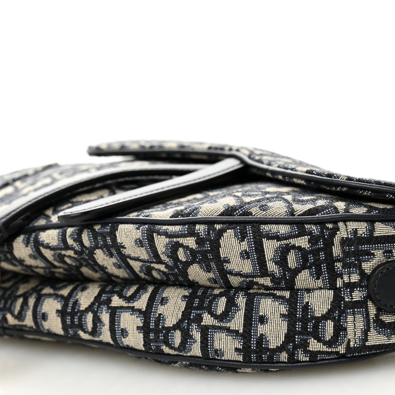 Christian Dior Oblique Saddle Bag Blue