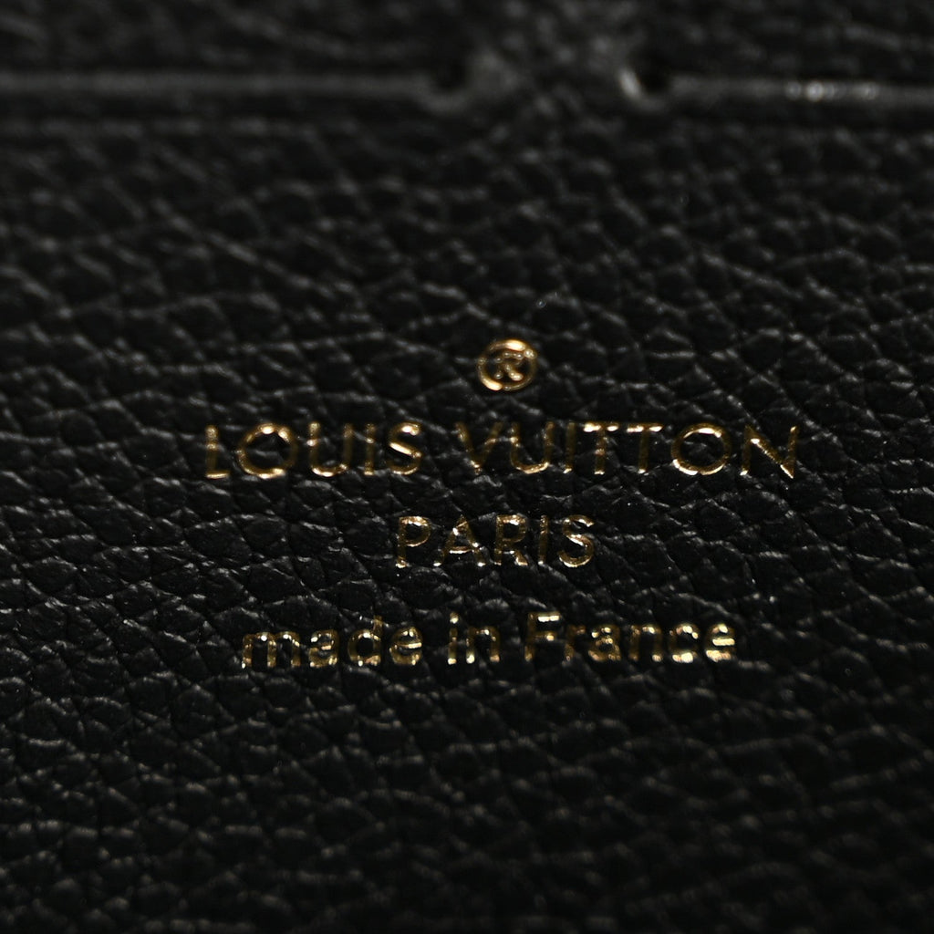 Louis Vuitton Empreinte Clemence Wallet Black
