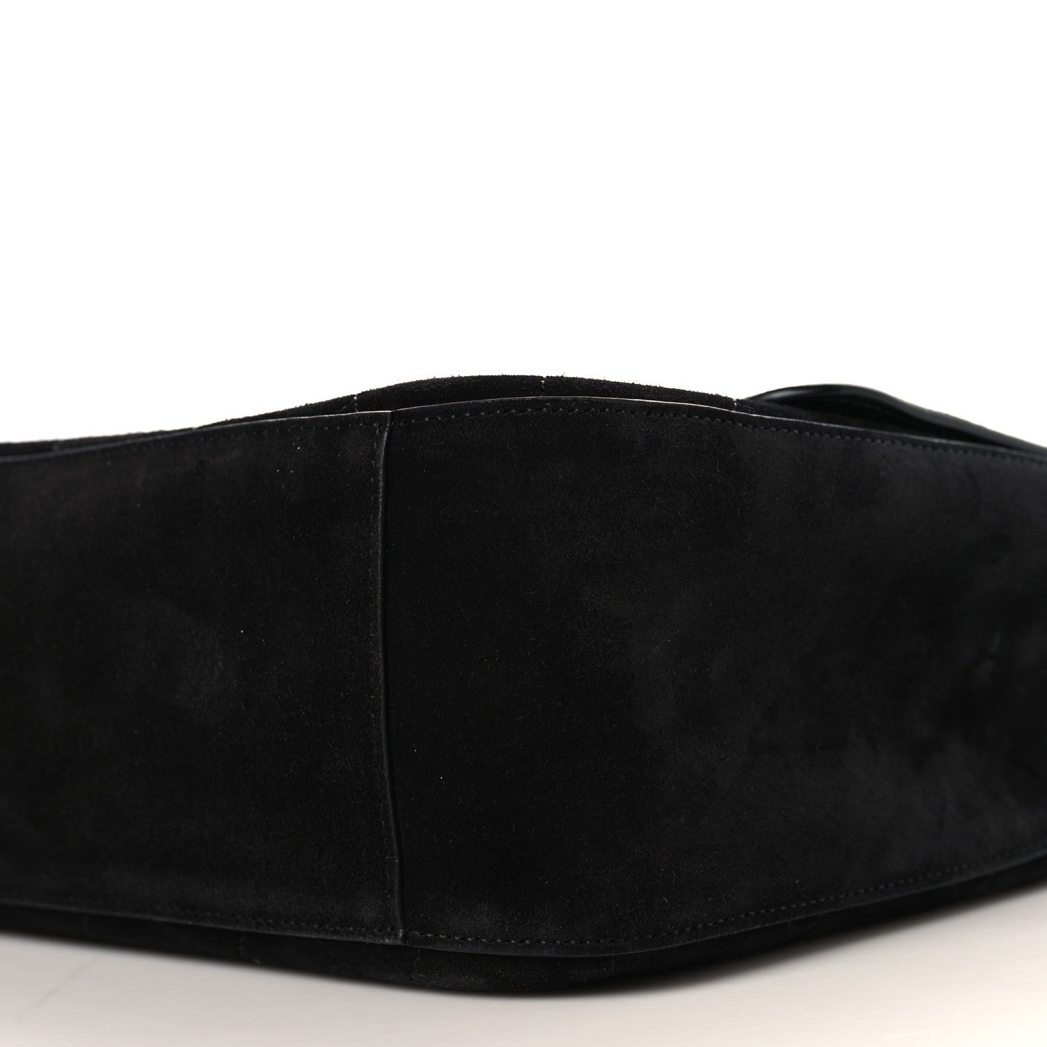 Chanel Suede Calfskin Small Souplissimo Maxi Flap Black