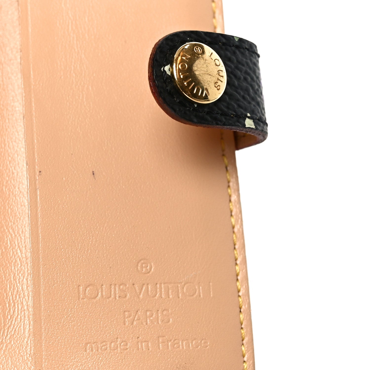 Louis Vuitton Monogram Multicolor Carnet de Bal Mini Agenda Cover Black