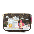 Louis Vuitton Monogram 2022 Christmas Animation Seoul Mini Pochette Accessories Fuchsia