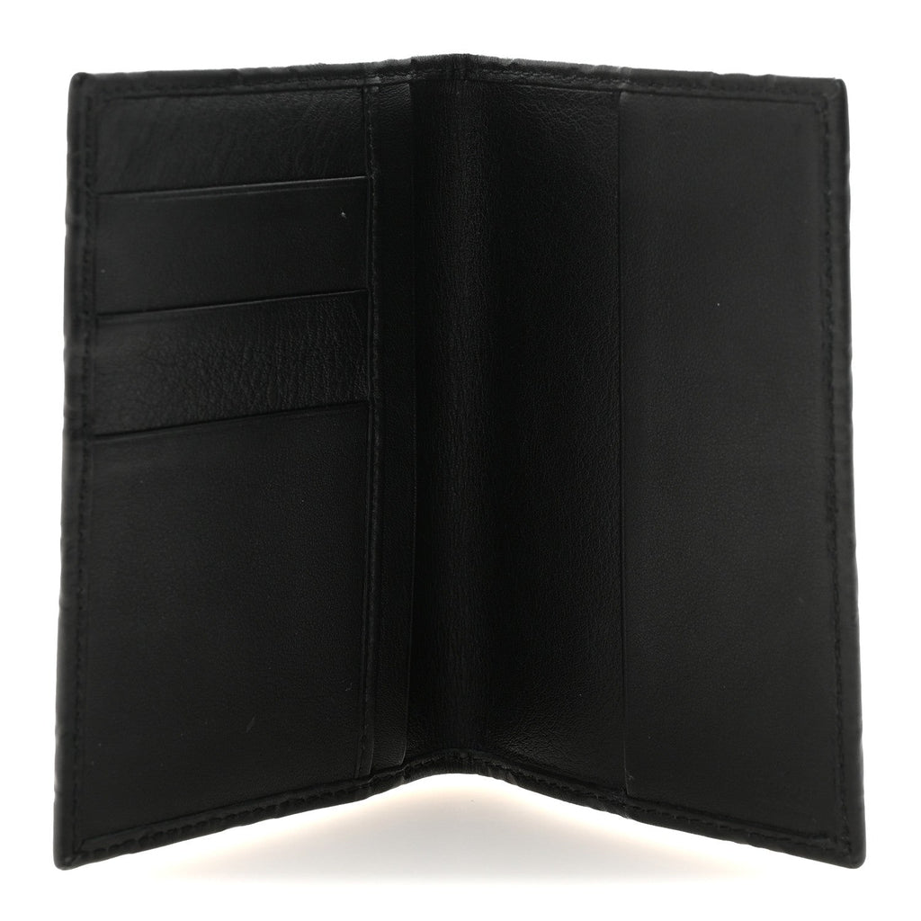 Gucci Guccissima Passport Case Black