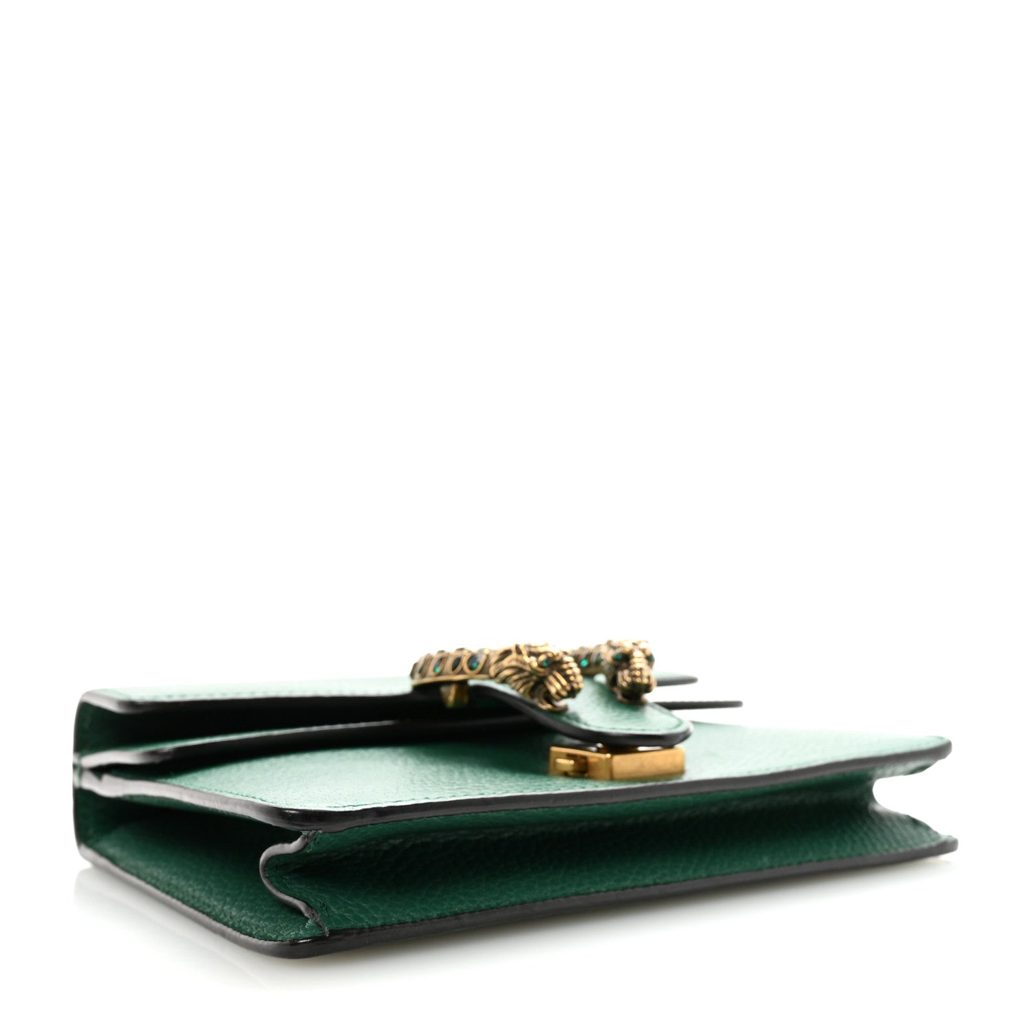 Gucci Calfskin Mini Dionysus Shoulder Bag Emerald