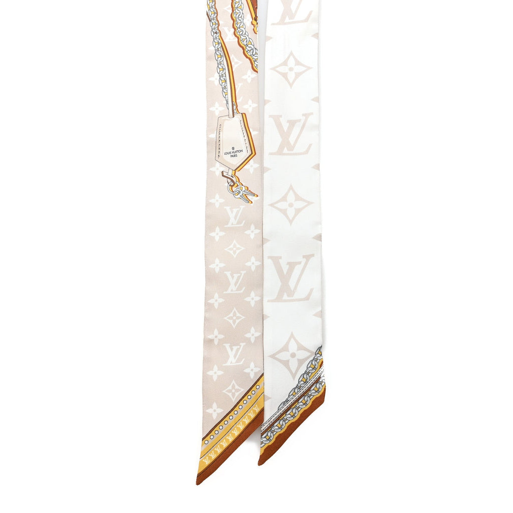 Louis Vuitton Silk Ultimate Monogram BB Bandeau Beige Clair