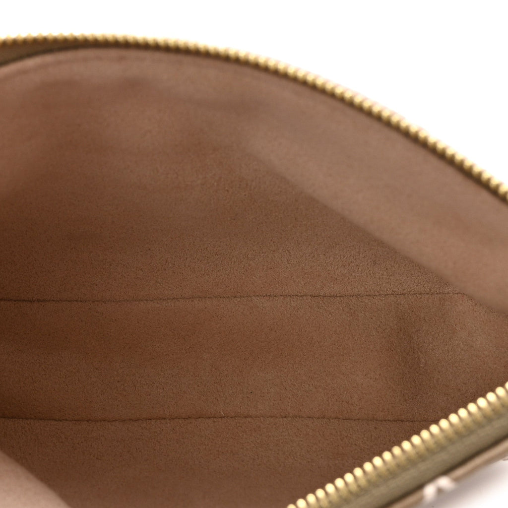 Louis Vuitton Empreinte Spring in the City Mini Pochette Accessories Kaki Beige Cream