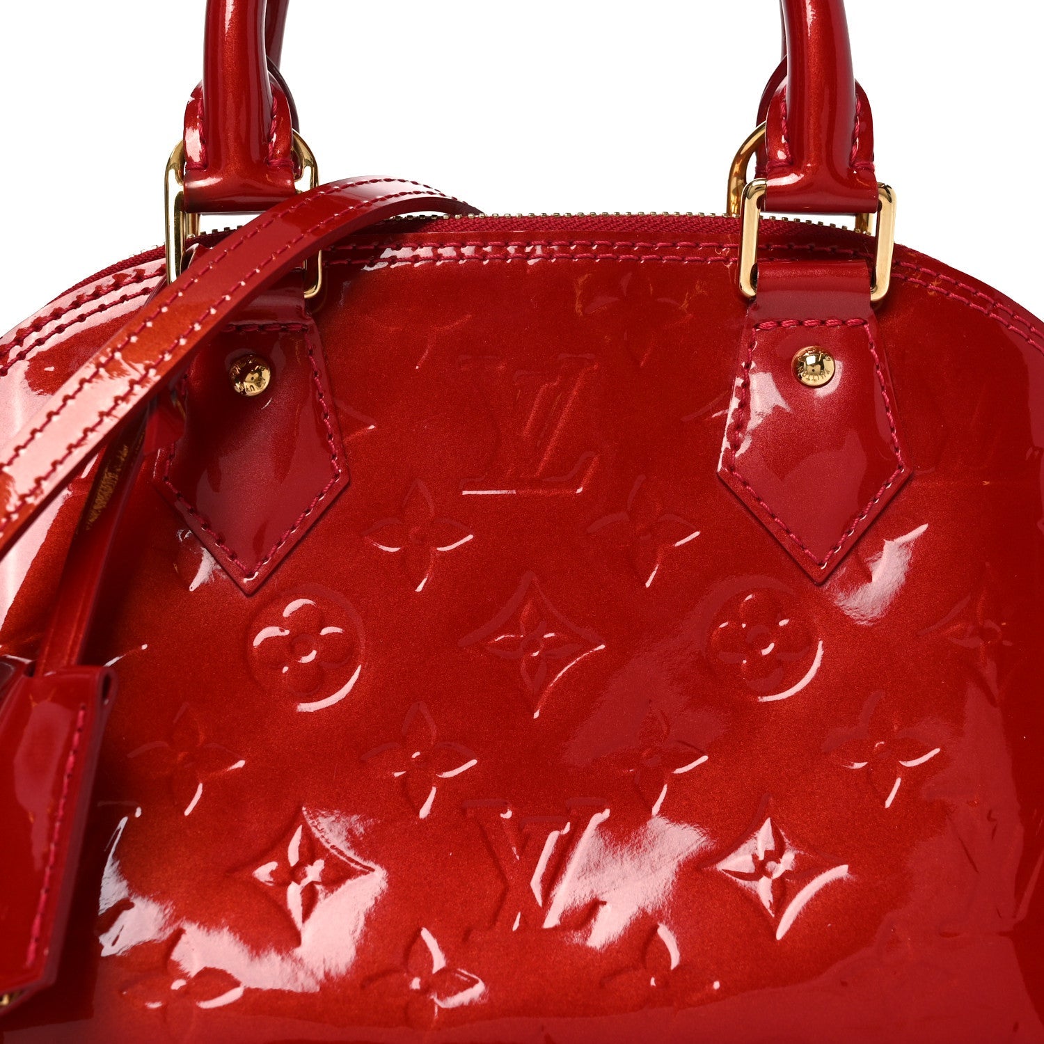 Louis Vuitton Vernis Alma BB Rose Indien