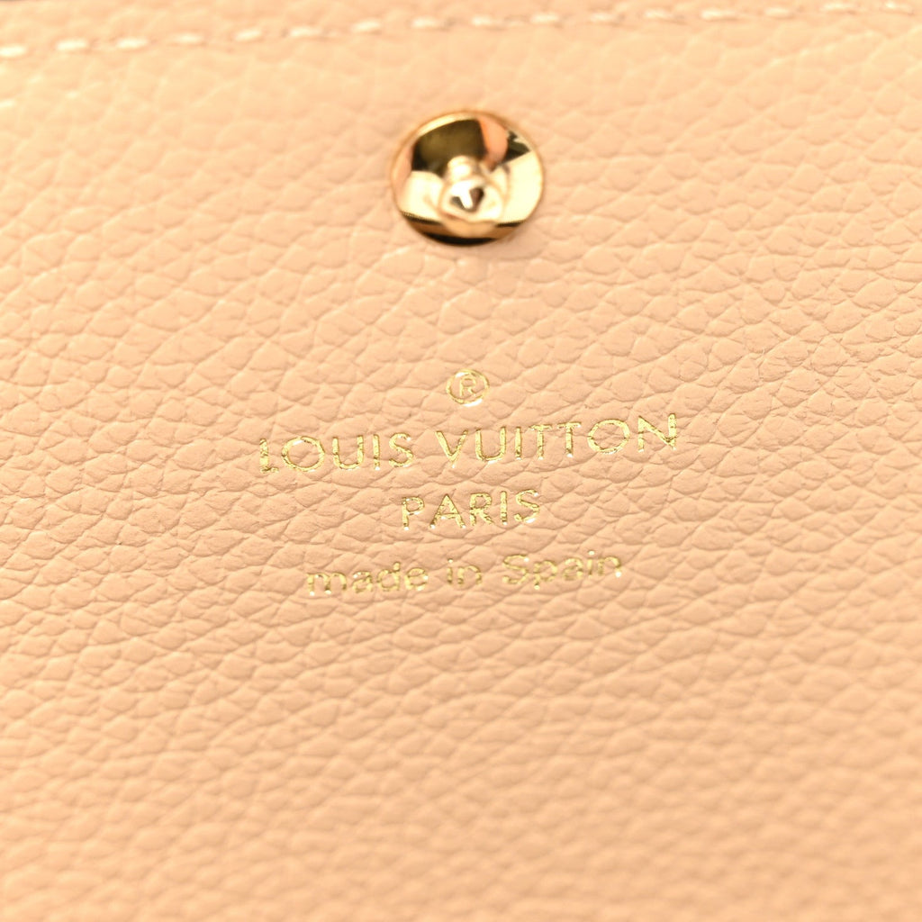 Louis Vuitton Empreinte Emilie Wallet Black Dune