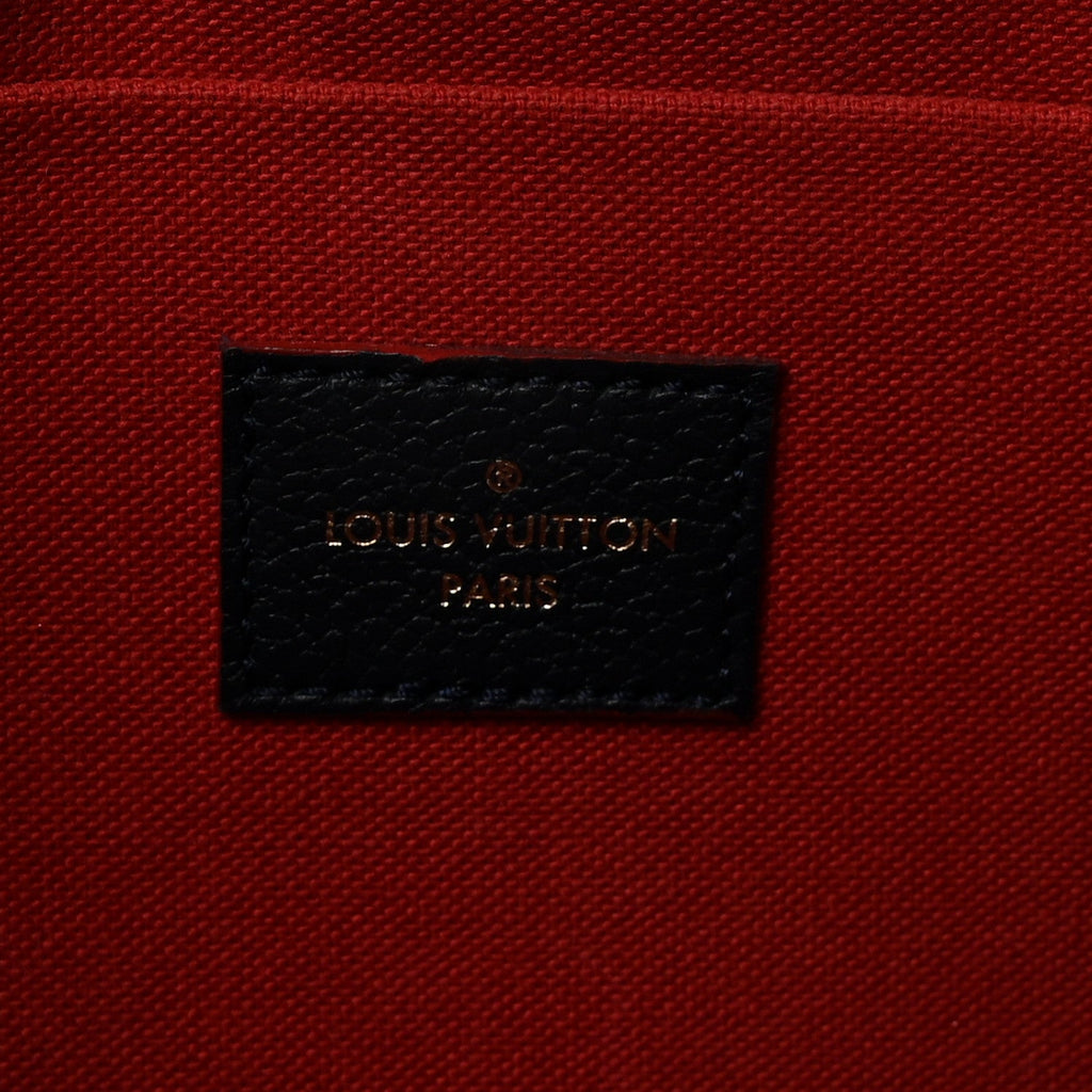 Louis Vuitton Empreinte Pochette Felicie Chain Wallet Marine Rouge