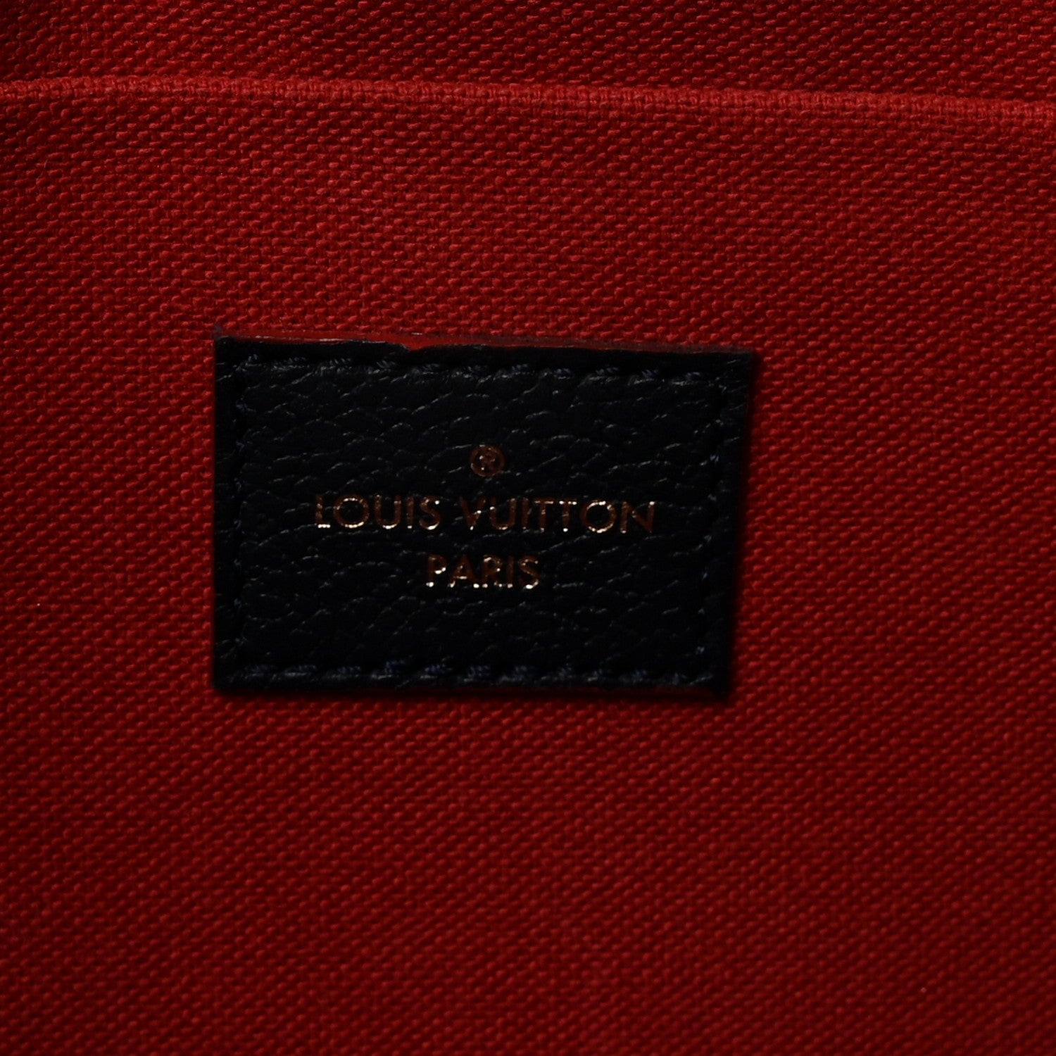 Louis Vuitton Empreinte Pochette Felicie Chain Wallet Marine Rouge