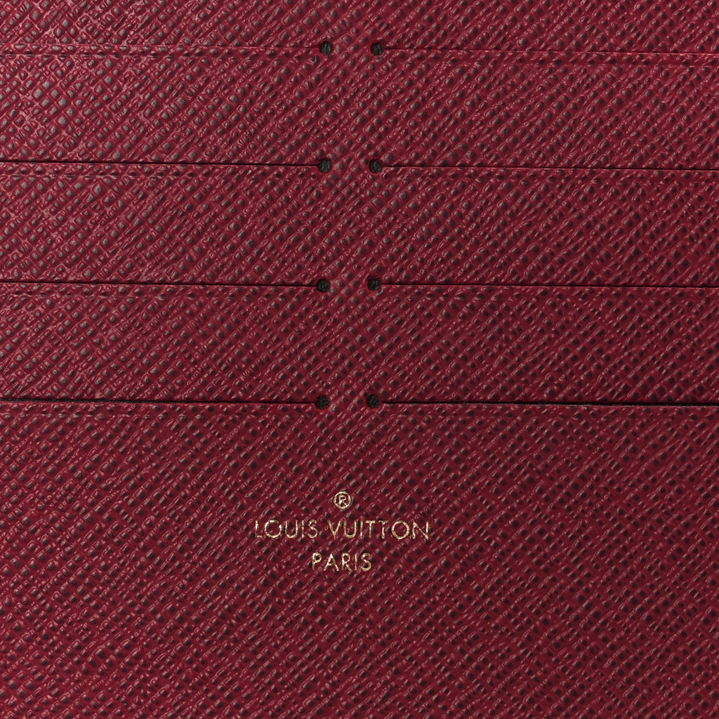 Louis Vuitton Calfskin Pochette Felicie Card Holder Insert Fuchsia