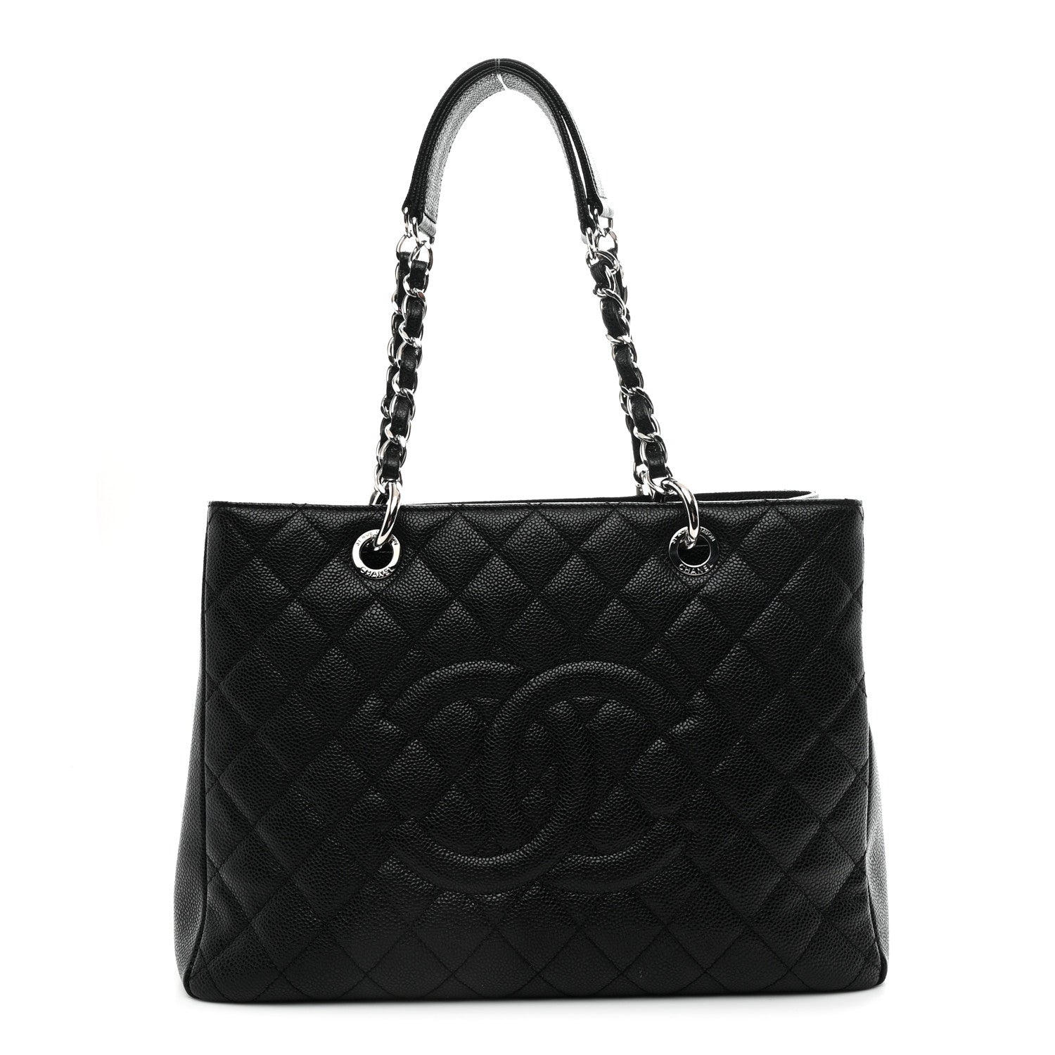 Chanel Caviar Quilted Grand Shopping Tote GST Black