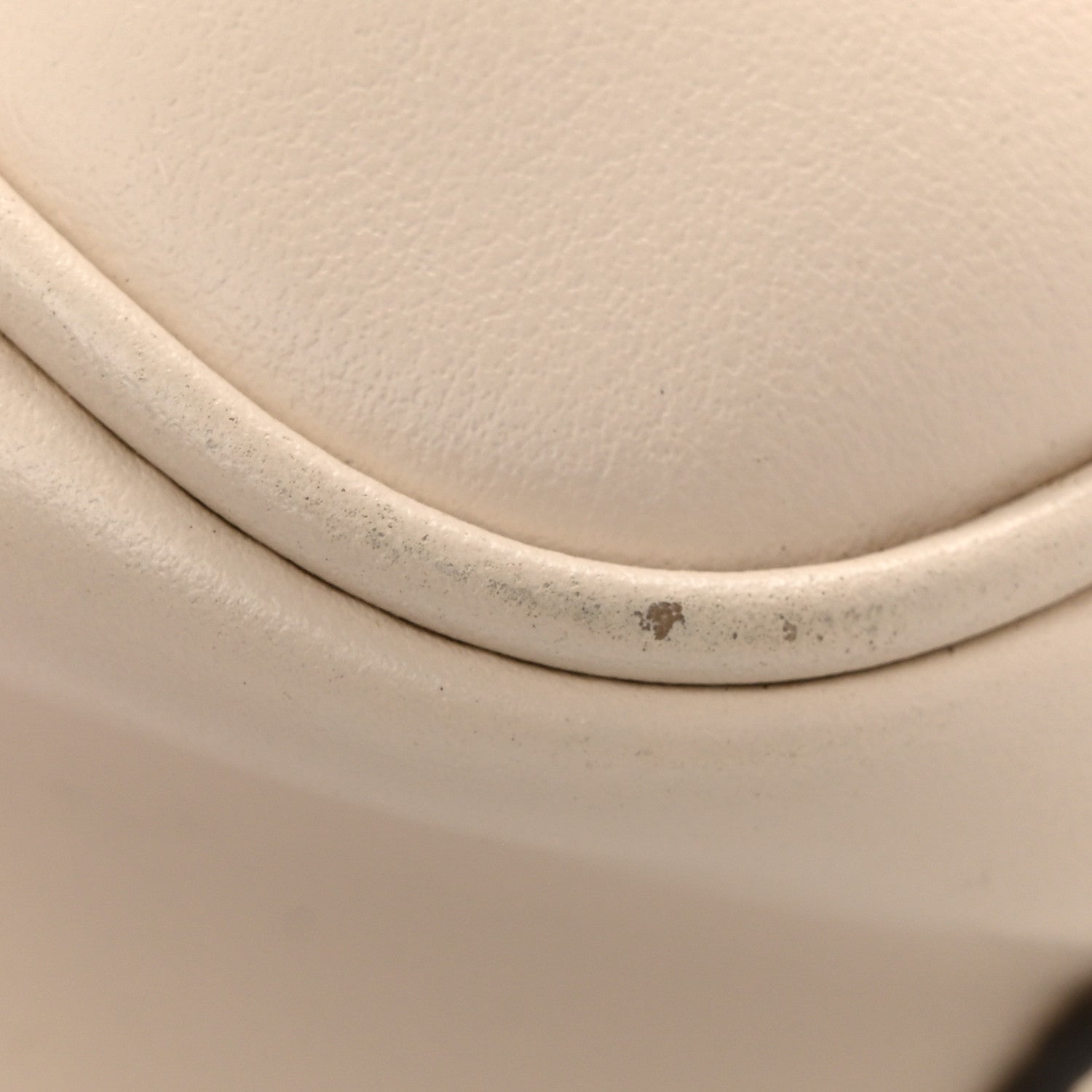 Gucci Calfskin Matelasse Mini GG Marmont Shoulder Bag White