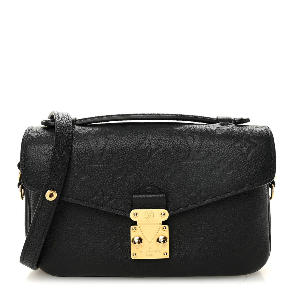 Louis Vuitton Empreinte Pochette Metis East West Black