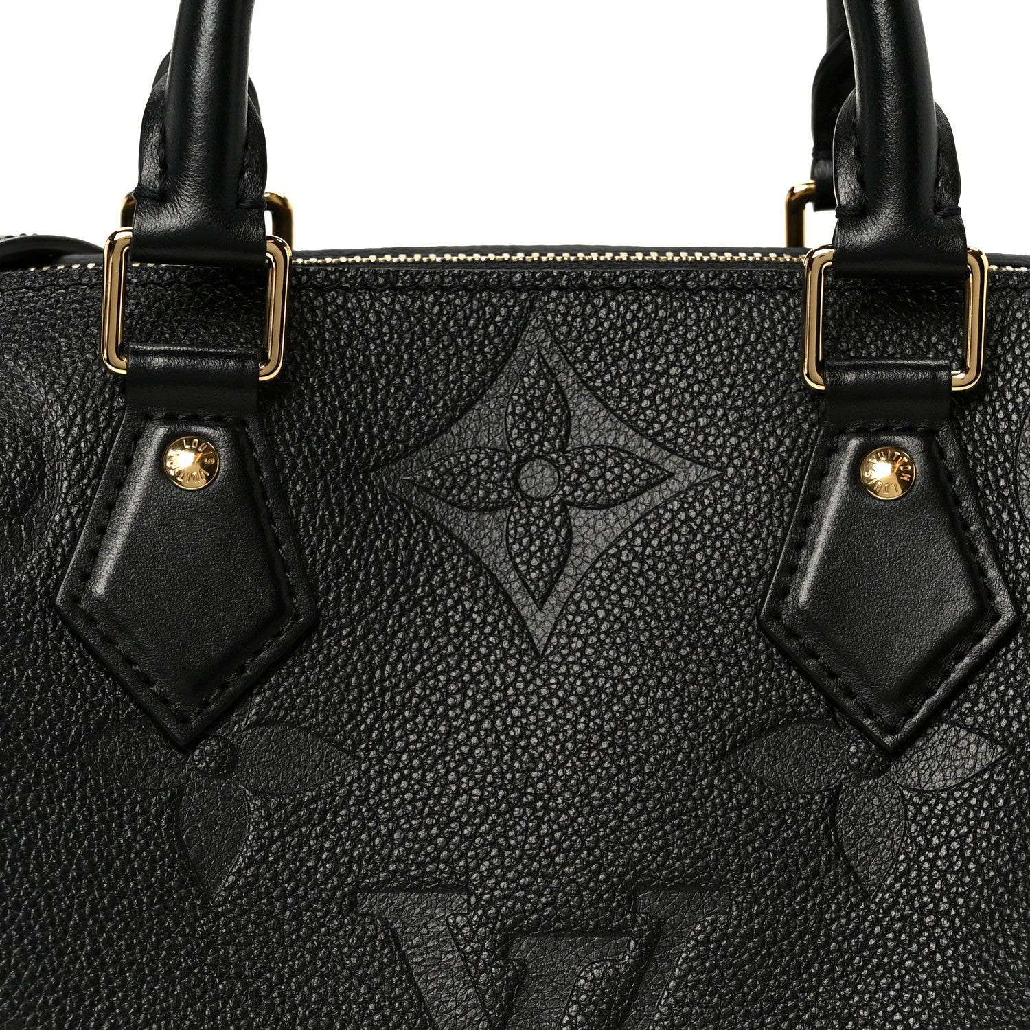 Louis Vuitton Empreinte Monogram Giant Speedy Bandouliere 25 Black