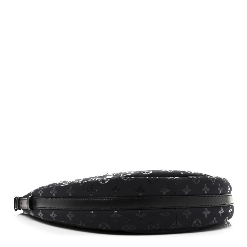 Louis Vuitton Nylon Monogram Loop Pocket Hobo Polar Night