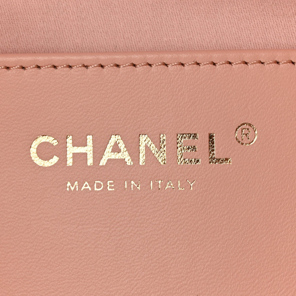 Chanel Caviar Quilted Mini Chanel 25 Handbag Light Pink