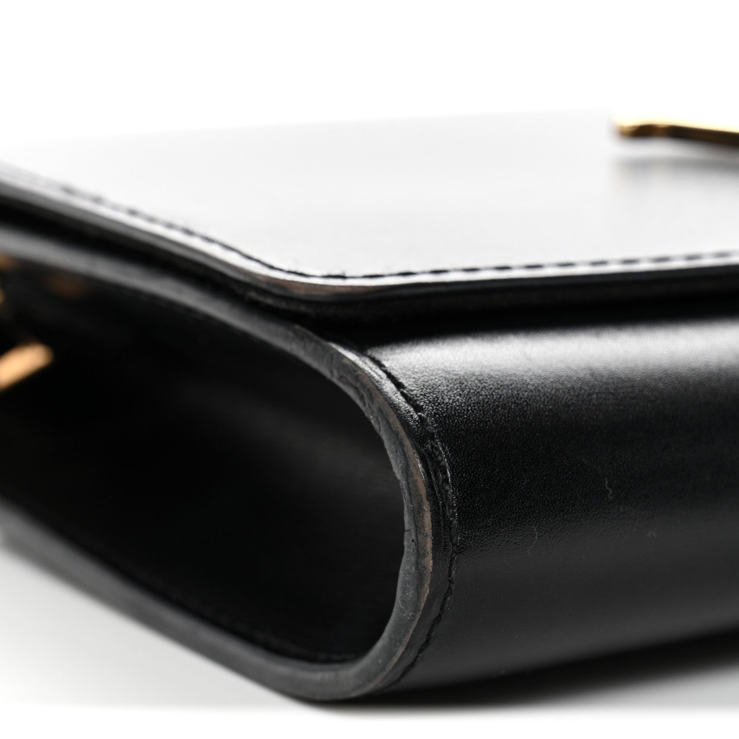 Louis Vuitton Calfskin Chain Louise MM Black