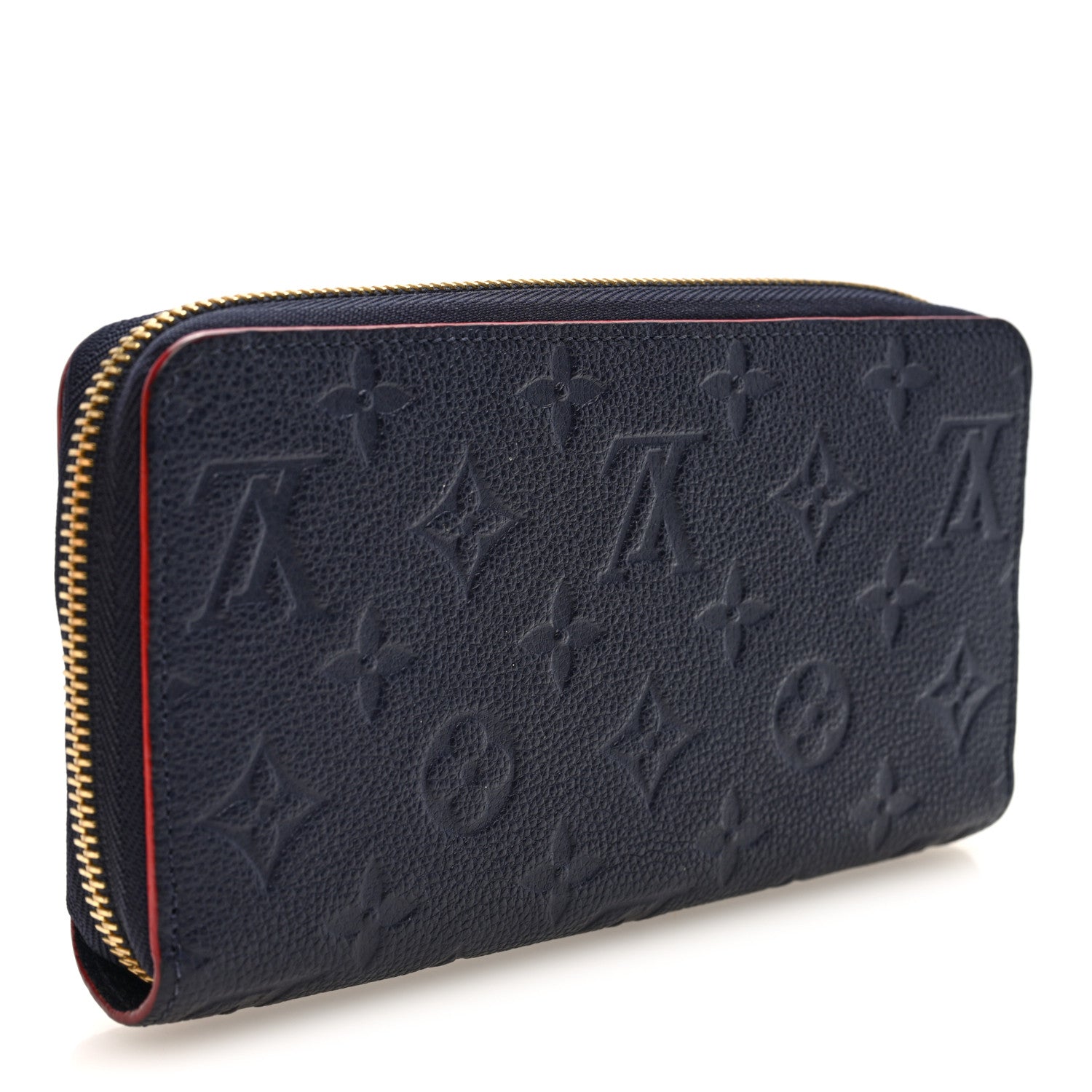 Louis Vuitton Empreinte Zippy Wallet Marine Rouge