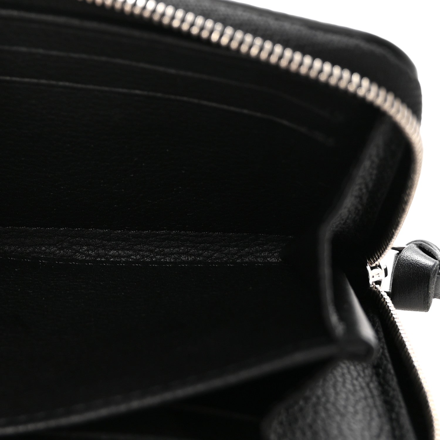 Louis Vuitton Calfskin Lockme Zippy Coin Purse Black