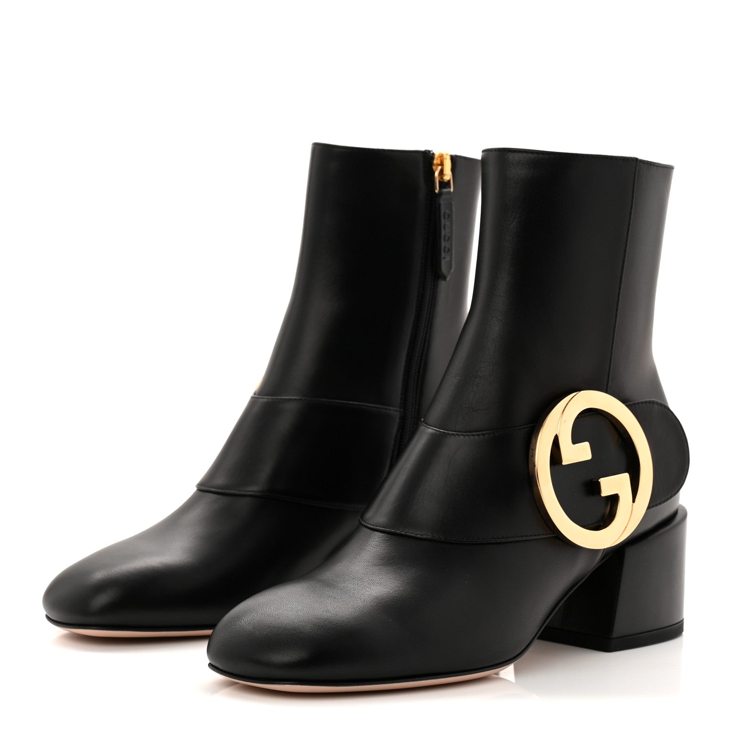Gucci Malaga Kid GG Blondie 55mm Ankle Boots 35 Black