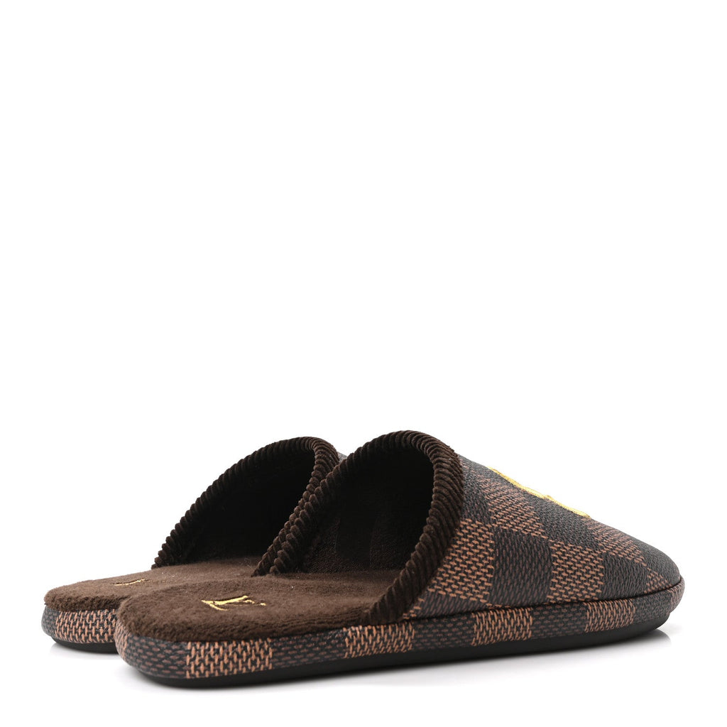 Louis Vuitton Damier Ebene Palace Slippers 7 Mocha