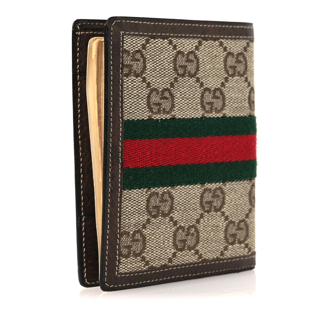 Gucci GG Monogram Web Address Book Agenda Brown