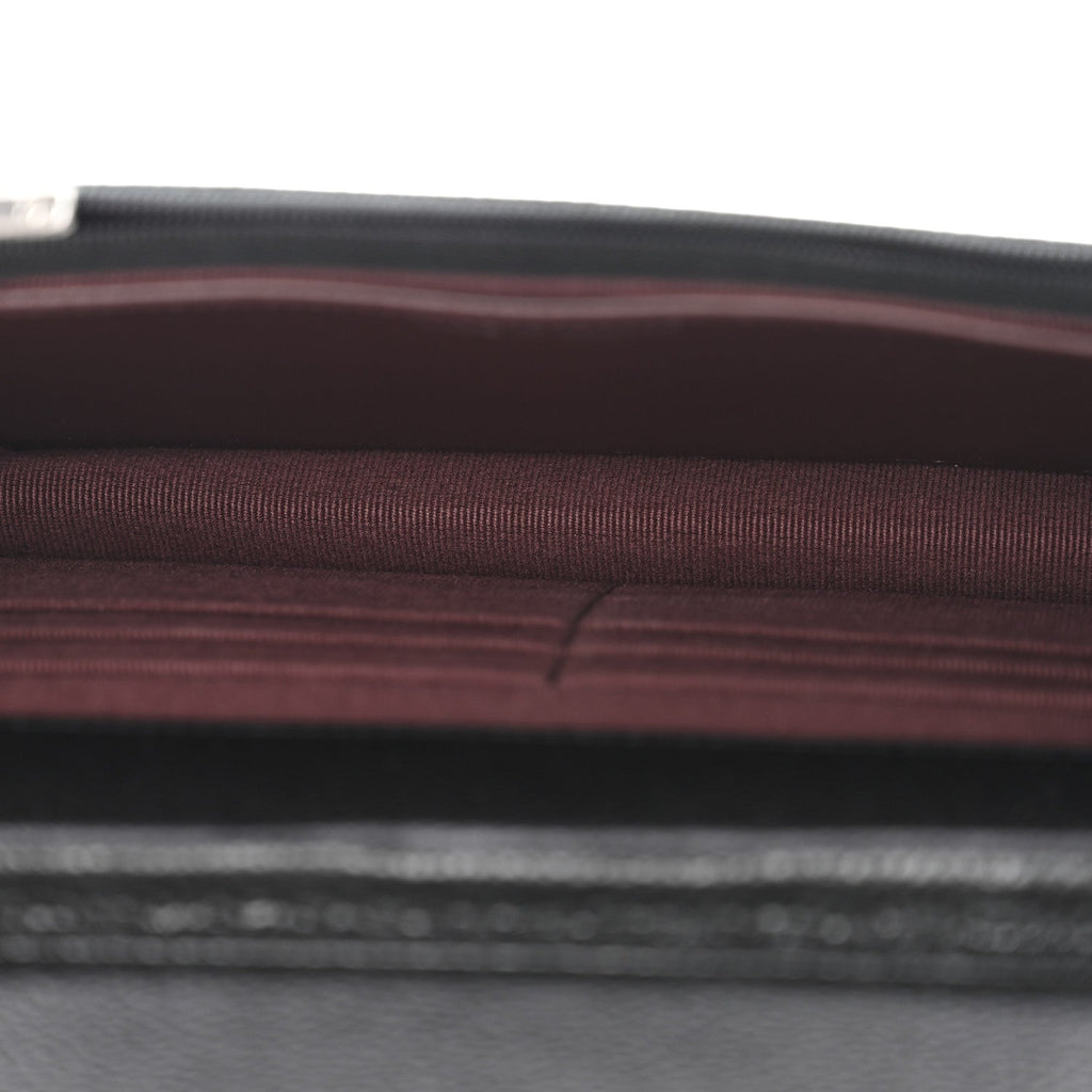 Chanel Caviar Quilted Wallet on Chain WOC Black