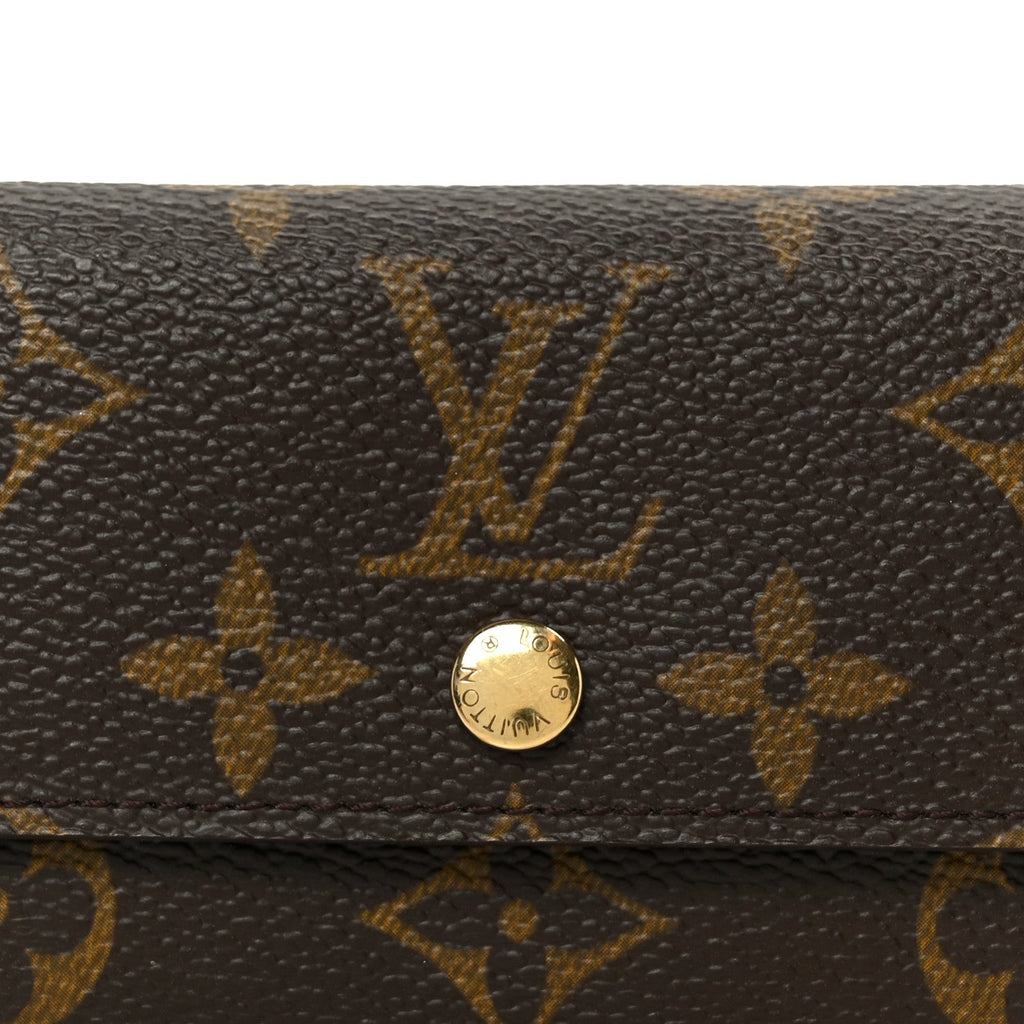 Louis Vuitton Monogram Porte-Monnaie Plat Coin Purse
