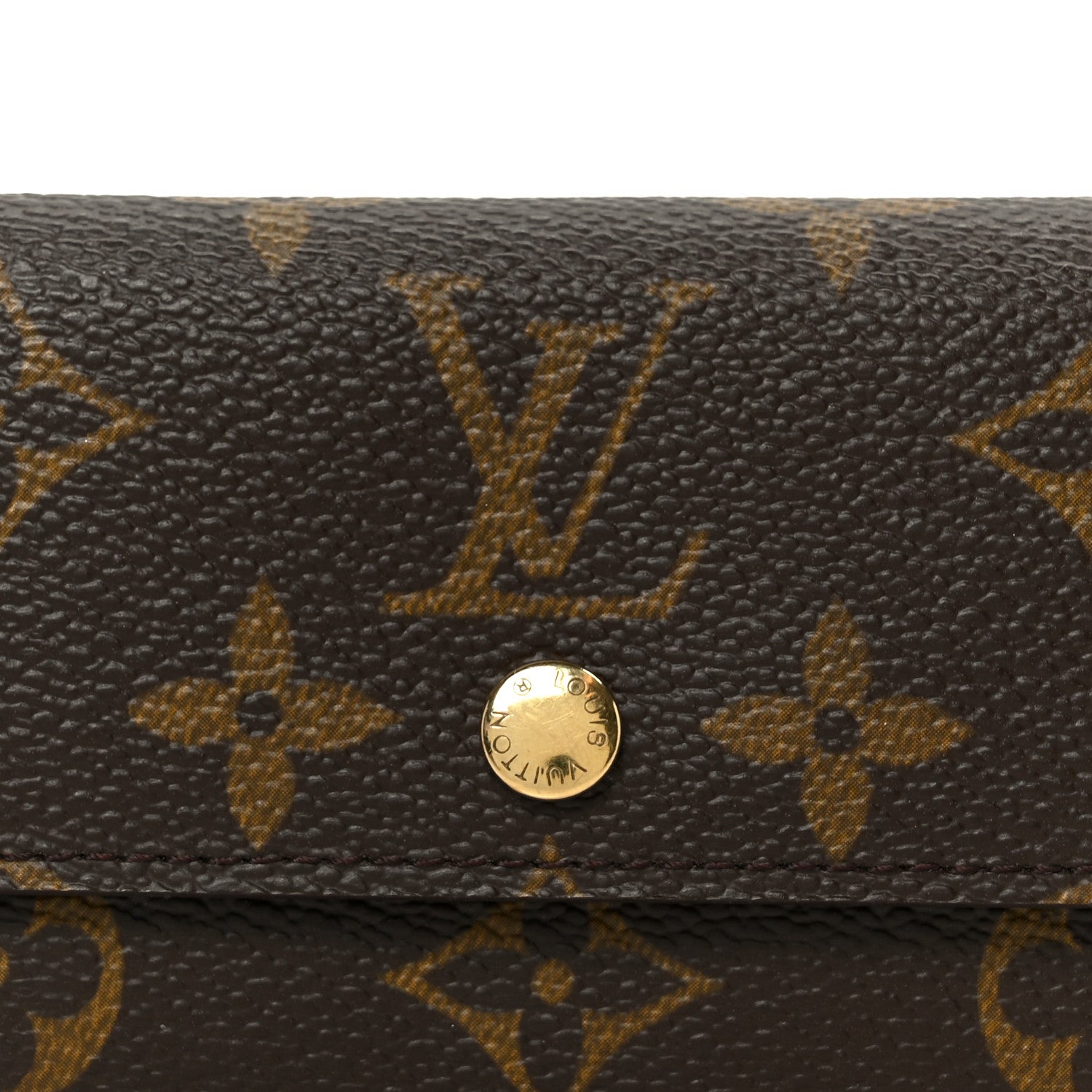 Louis Vuitton Monogram Porte-Monnaie Plat Coin Purse