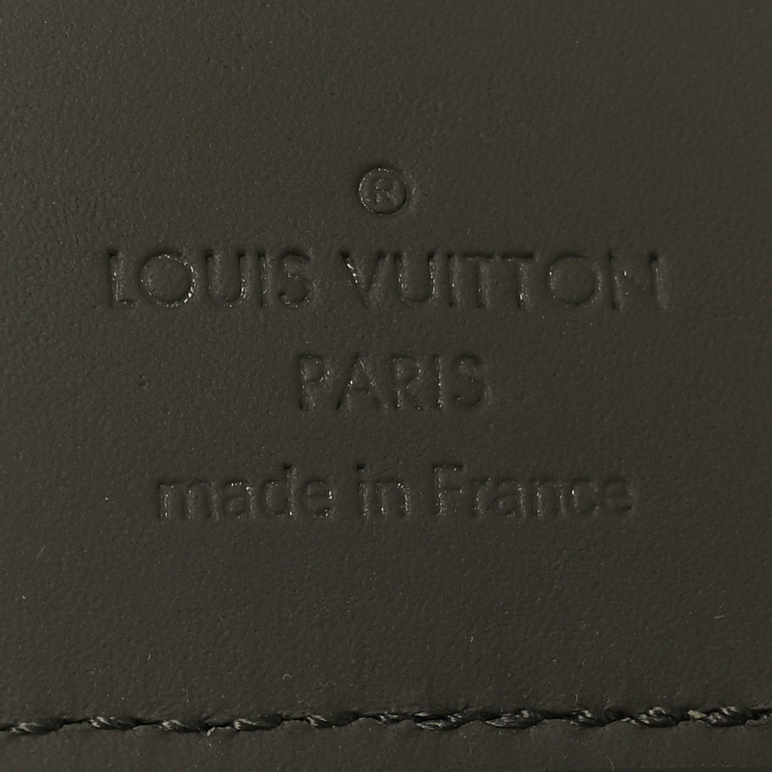 Louis Vuitton Grained Calfskin Aerogram Pocket Organizer Khaki