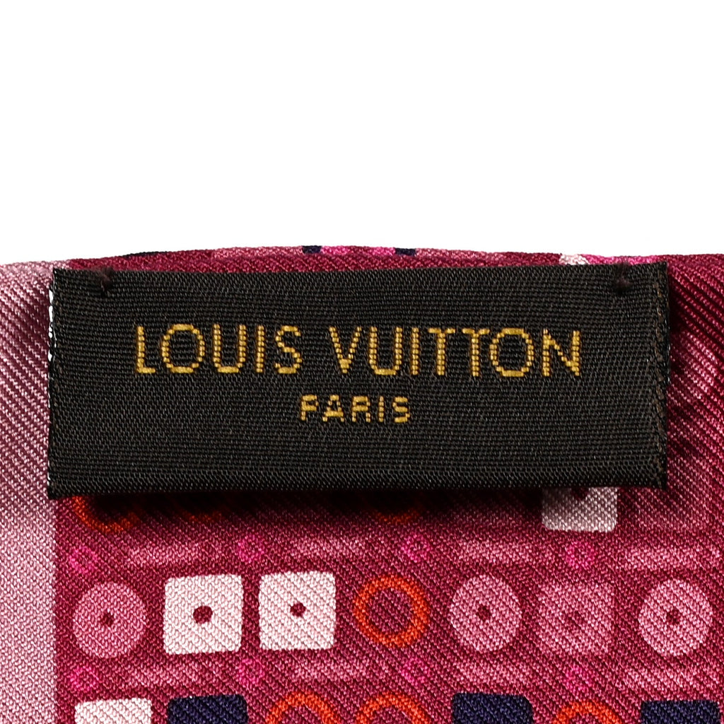 Louis Vuitton Silk Aiyana Bandeau Plum