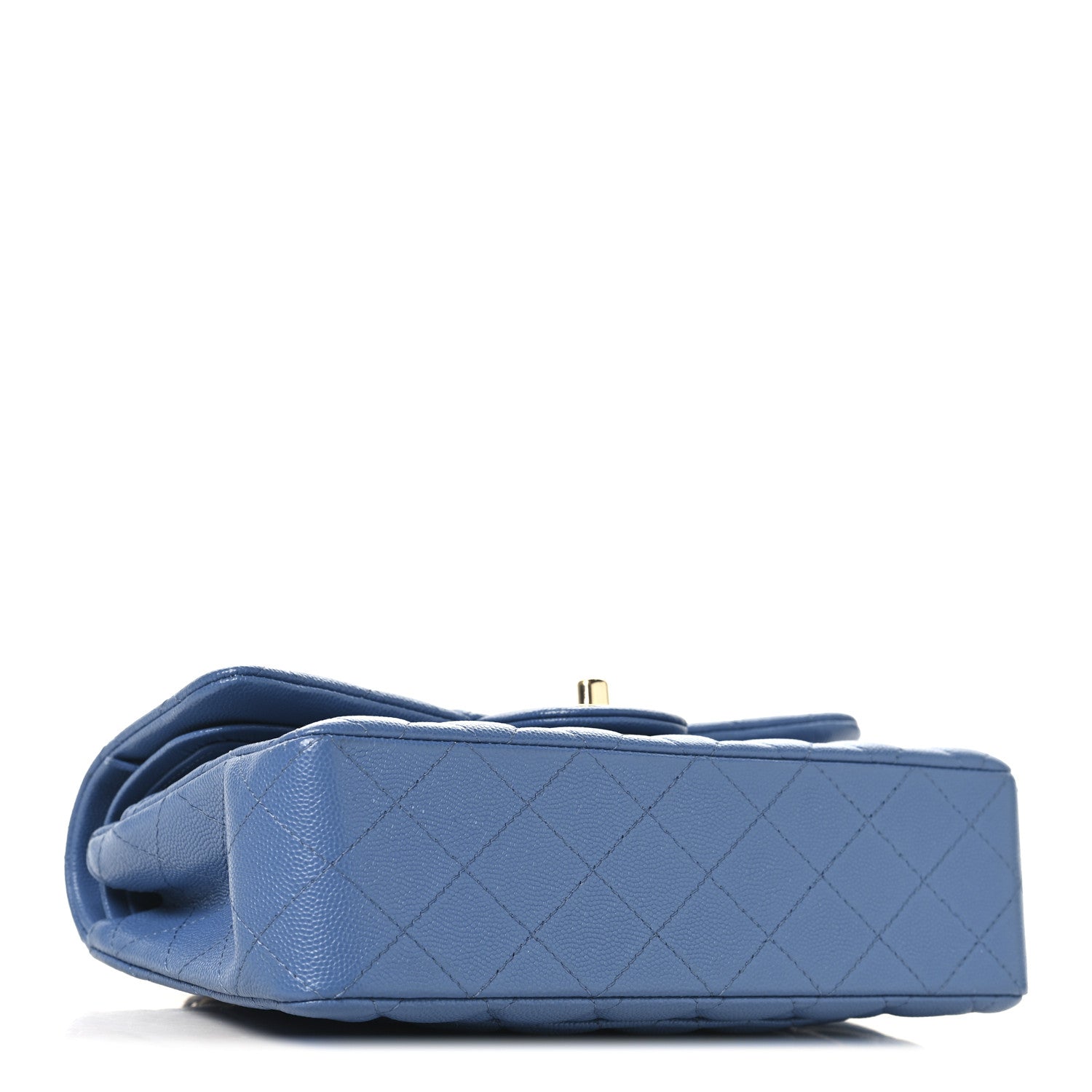 Chanel Caviar Quilted Small Double Flap Blue