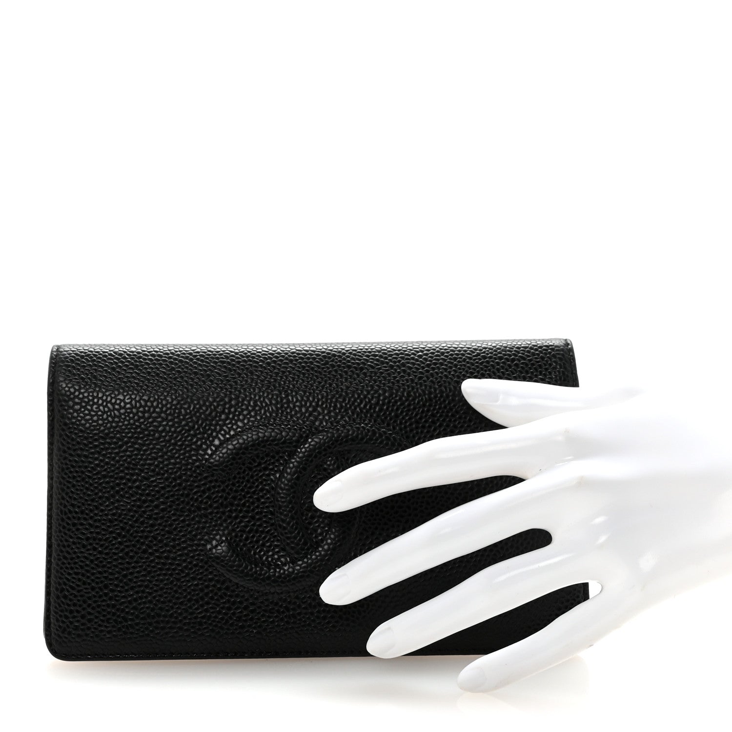 Caviar Timeless CC Yen Wallet Black