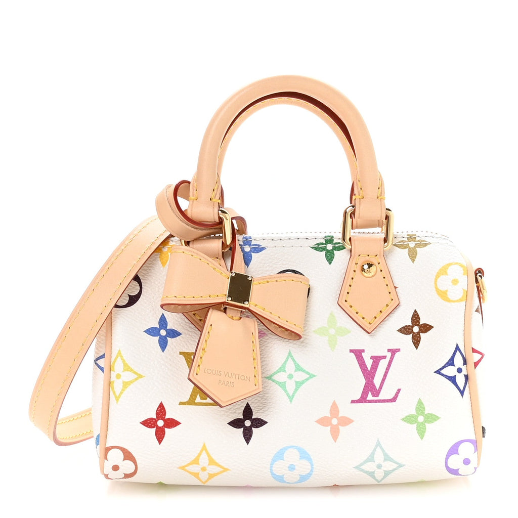 Louis Vuitton LV X TM Monogram Multicolor Nano Speedy White