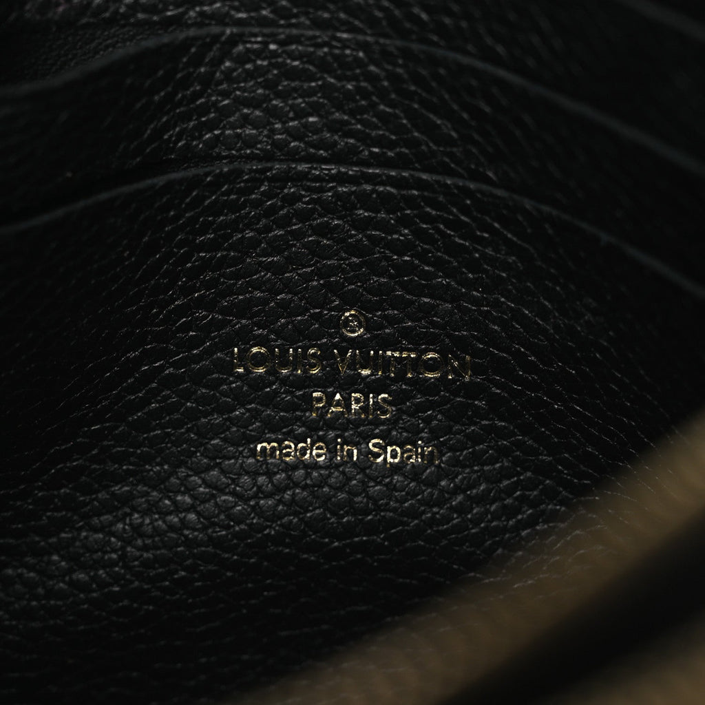Louis Vuitton Empreinte Double Zip Pochette Black