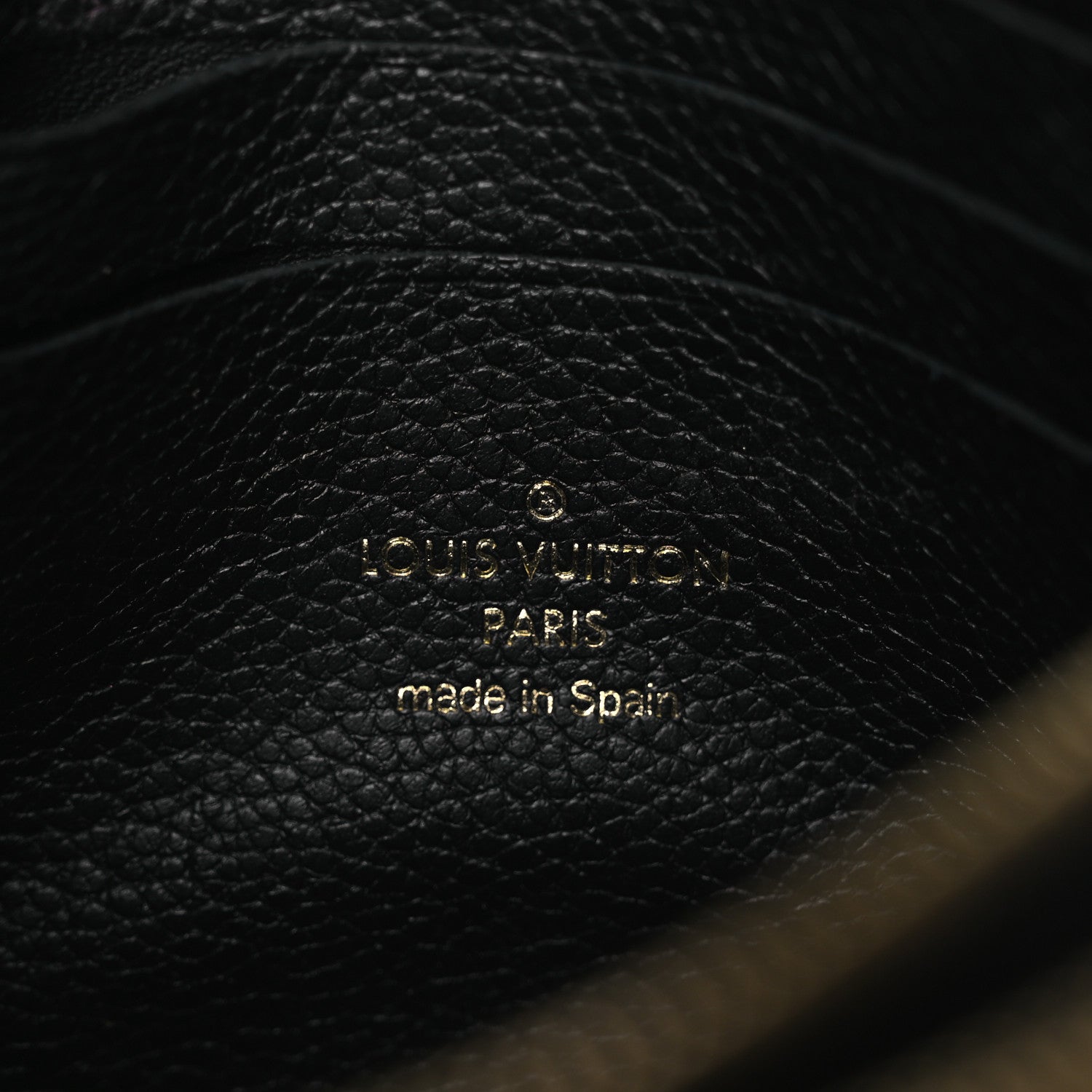 Louis Vuitton Empreinte Double Zip Pochette Black