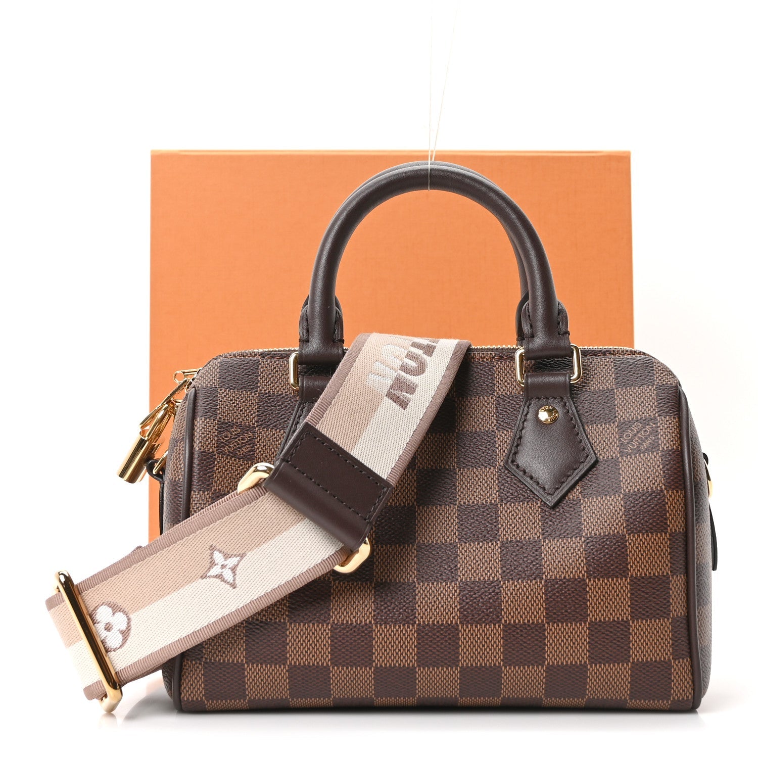 Louis Vuitton Damier Ebene Speedy Bandouliere 20