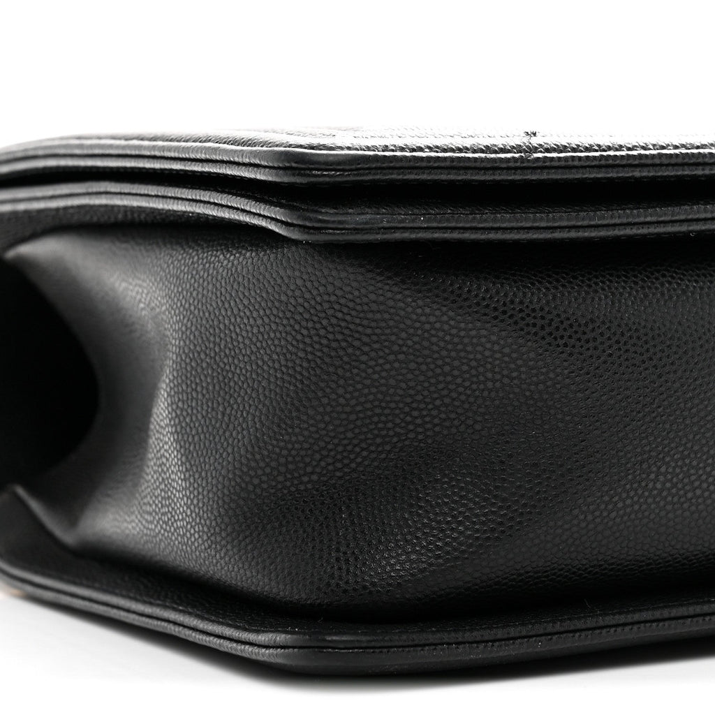 Chanel Caviar Quilted New Medium Boy Flap Black