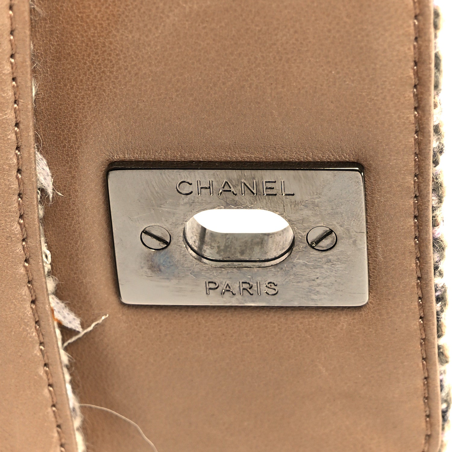 Chanel Tweed Small Fantasy Flap Grey